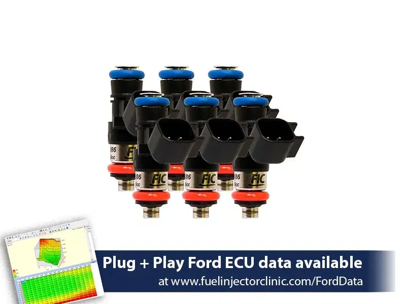 1000cc (95 lbs/hr at 43.5 PSI fuel pressure) FIC Injector Set for Ford Raptor (2010-2014) Injector Sets -