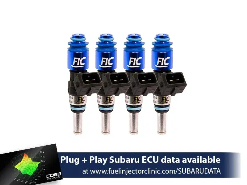 1200cc (Previously 1100cc) FIC Top-Feed Converted Subaru Sti ('04-'06) Legacy GT ('05-'06) Injector Set (High-Z) -