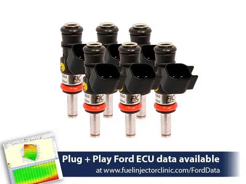 1440cc (140 lbs/hr at 43.5 PSI fuel pressure) FIC Injector Set for Ford Raptor (2010-2014) Injector Sets -