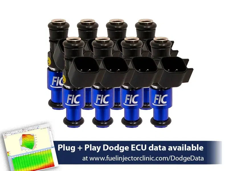 1440cc (160 lbs/hr at OE 58 PSI fuel pressure) FIC Injector Set for Dodge Hemi SRT-8, 5.7 (High-Z) -