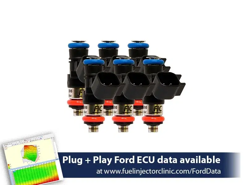 1650cc (160 lbs/hr at 43.5 PSI fuel pressure) FIC Injector Set for Ford Raptor (2010-2014) Injector Sets -
