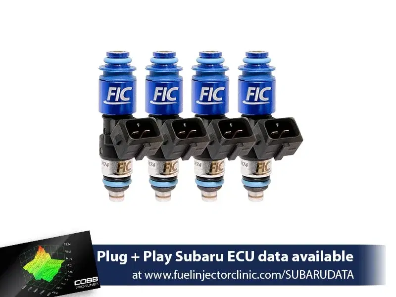 1650cc FIC Top-Feed Converted Subaru Sti ('04-'06) Legacy GT ('05-'06) Injector Set (High-Z) -