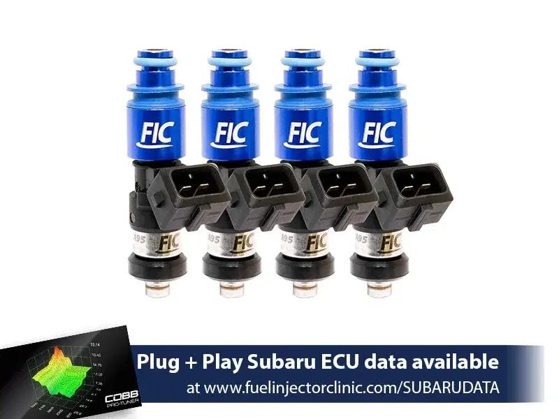1650cc FIC Subaru WRX('02-'14)/STi ('07+) Injector Set (High-Z) -