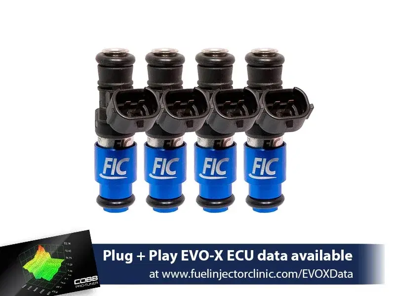 2150cc FIC Mitsubishi Evo X Injector Set (High-Z) -