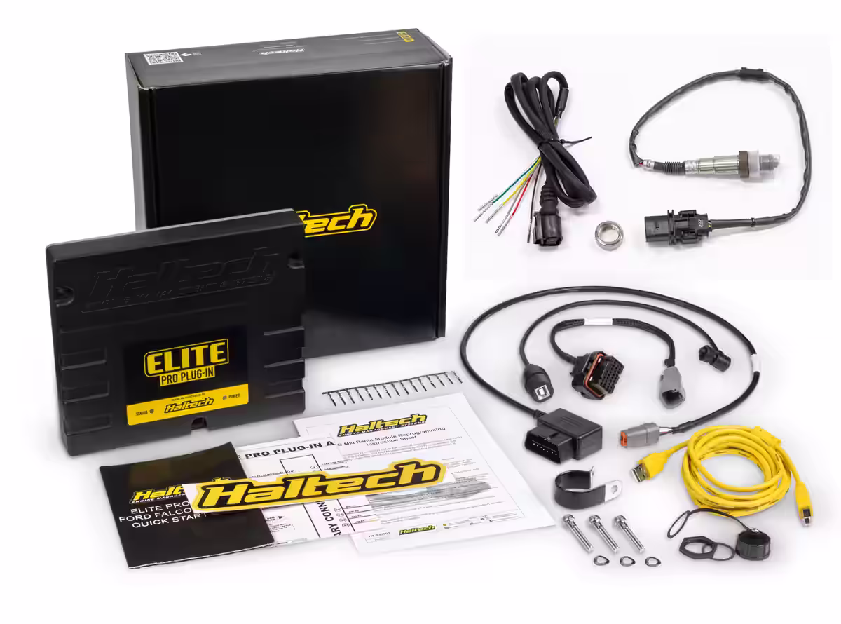 Haltech Elite PRO Direct Plug-in Ford Falcon i6 "Barra" Wideband Kit