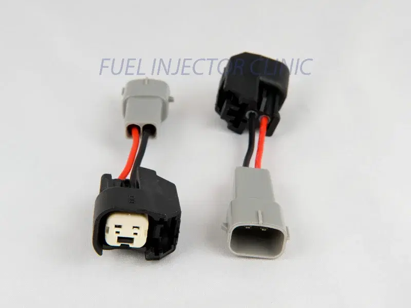 Set of 4 Denso (female) to Toyota (male) injector plug adaptors -