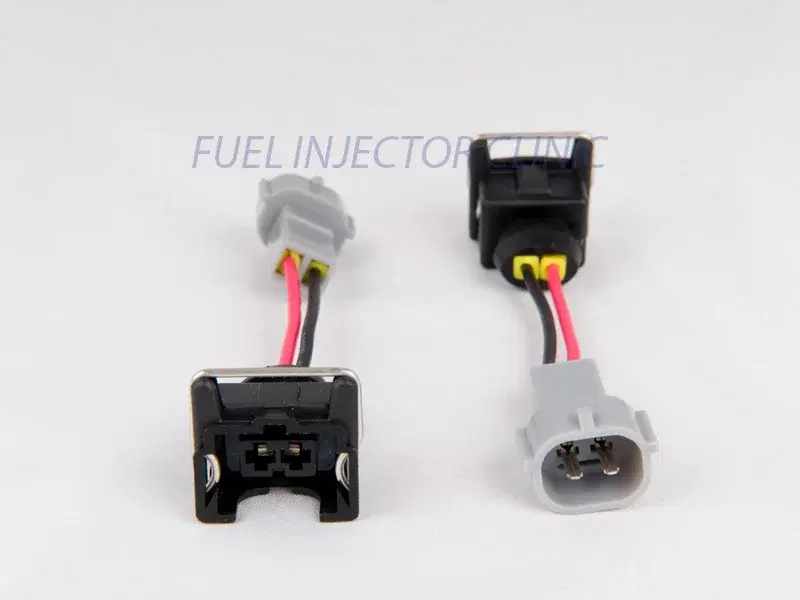 Set of 4 Jetronic/EV1 (female) to Toyota (male) injector plug adaptors -