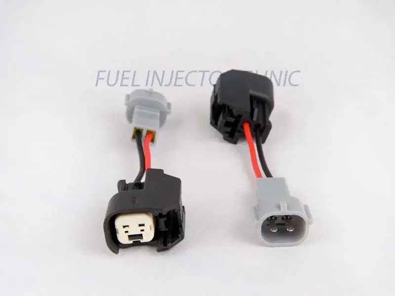 Set of 4 US Car/EV6 (female) to Denso (male) injector plug adaptors -