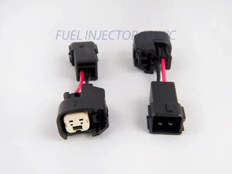 Set of 4 US Car/EV6 (female) to Honda OBD2 (male) injector plug adaptors -